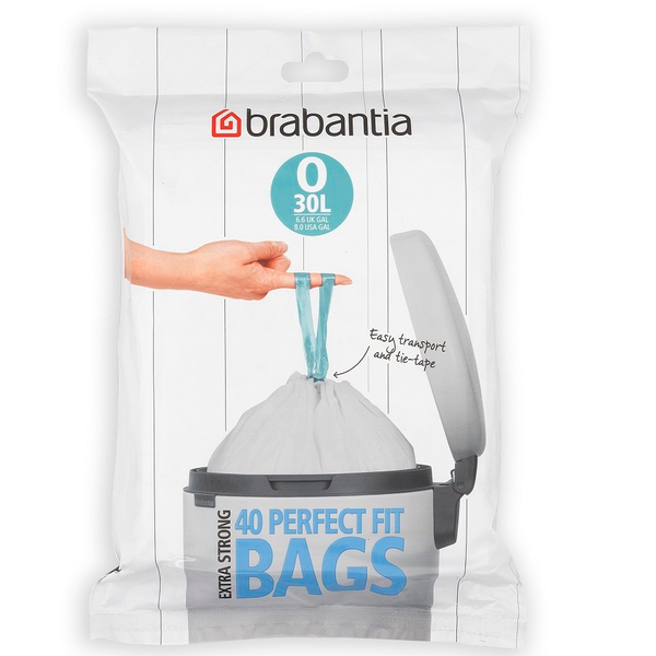 Worki na śmieci Brabantia PerfectFit Bags rozmiar O 30l 40 szt