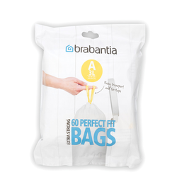Worki na śmieci Brabantia PerfectFit Bags rozmiar A 3l 60szt