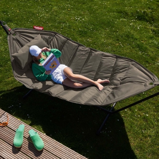  Fatboy Headdemock Taupe hammock with stand black - 7