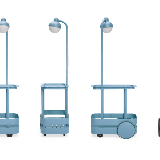 Stolik barowy Fatboy Jolly Trolley Wave Blue - 2