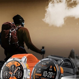 Smartwatch Męski GRAVITY GPS GT24-1 Czarny Pasek Silikonowy + Granatowy Pasek Silikonowy - 14