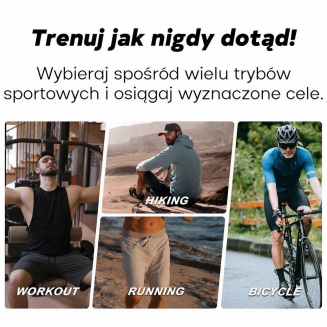 Smartwatch Męski GRAVITY GPS GT24-1 Czarny Pasek Silikonowy + Granatowy Pasek Silikonowy - 18