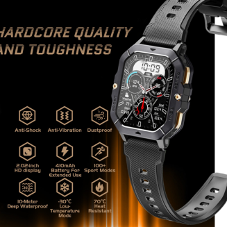 Smartwatch Męski Rubicon RNCF23-1 BLACK - 10