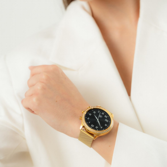 Smartwatch Gravity Złoty Pasek i Bransoleta  GT5-1 - 3