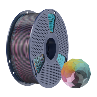  Filament SUNLU PLA+ Silk Forth-Color 1.75mm 1kg (red-yellow-green-black) - 2