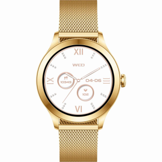 Smartwatch Gravity Biało Złoty 2 Paski GT25-2 PRO - 6