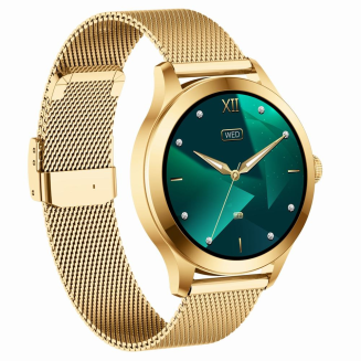 Smartwatch Gravity Biało Złoty 2 Paski GT25-2 PRO - 8