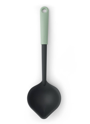 Łyżka wazowa ze skrobakiem Brabantia Tasty+ Jade Green