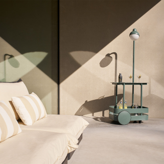 Fatboy Jolly Trolley Dark Sage bar table - 10