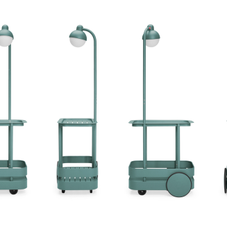 Stolik barowy Fatboy Jolly Trolley Dark Sage - 7