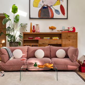 Sofa narożna Fatboy Sumo Corner Sofa Right Cord Soft Pink - 6