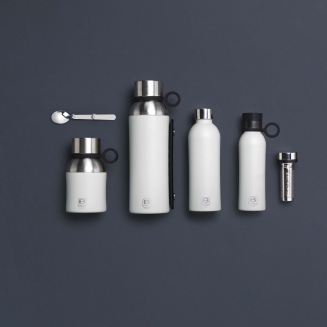 Butelka termiczna Casa Bugatti B BOTTLES White Matt 500 ml - 8