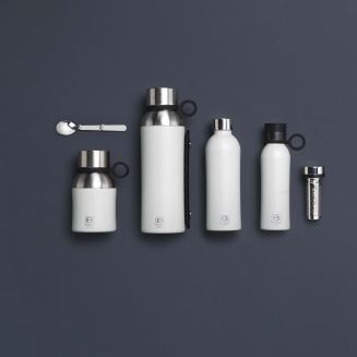 Butelka termiczna Casa Bugatti B BOTTLES White Matt 500 ml - 8