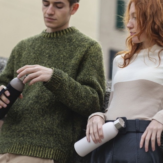 Butelka termiczna Casa Bugatti B BOTTLES White Matt 500 ml - 6