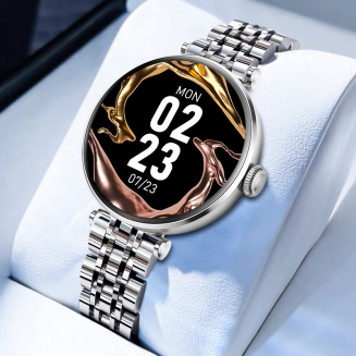 Smartwatch Gravity Srebrno Czarny 2 Paski GT26-9 - 4