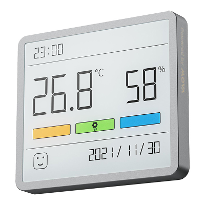 Termometr i higrometr MOVA MTHM01 z zegarem