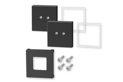  Glue adapter for Zack Carvo series black 2 pieces