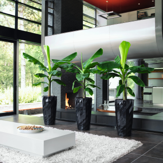 Lechuza Diamante Premium 40 flowerpot, white gloss - 3