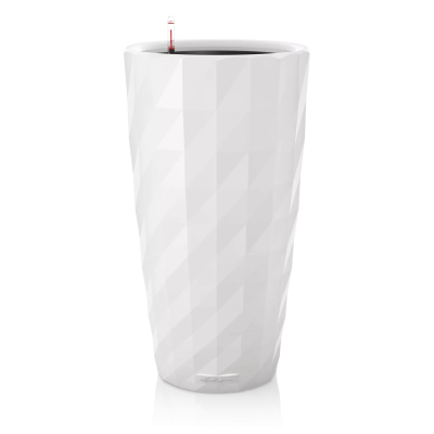 Donica Lechuza Diamante Premium 40 biały połysk