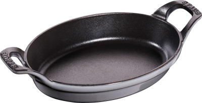  Staub oval baking and gratin dish - Graphite, 700 ml