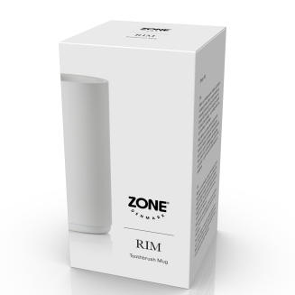 Kubek łazienkowy Zone Denmark Rim White - 2