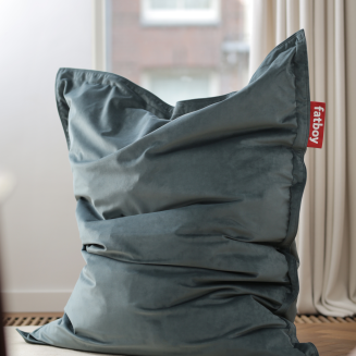 Pufa Fatboy Original Slim Velvet Rhubarb 155x120 cm - 5