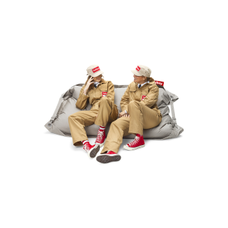 Pufa Fatboy Buggle-Up Light Grey 185x137 cm - 4