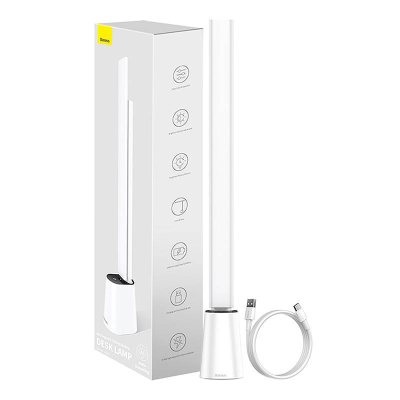 Lampka biurkowa BASEUS Smart Eye składana akumulatorowa (biała)