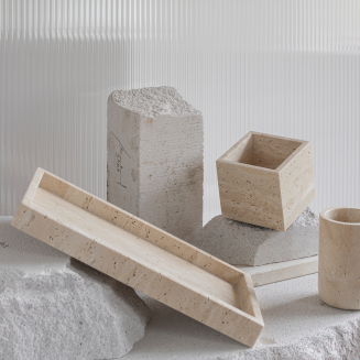 Pojemnik na chusteczki Mette Ditmer Denmark Travertine - 6