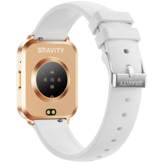 Smartwatch Gravity Różowe Złoto Pasek + Bransoleta GT44-1 - 15