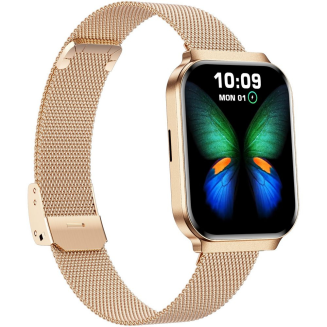 Smartwatch Gravity Różowe Złoto Pasek + Bransoleta GT44-1 - 8
