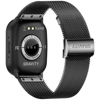 Smartwatch Gravity Czarny Pasek + Bransoleta GT43-5 - 10