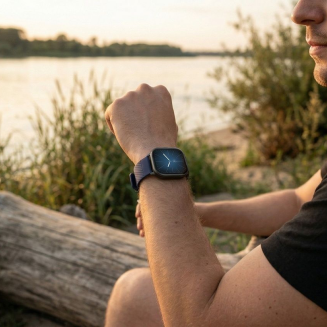 Smartwatch Gravity Czarny Pasek + Bransoleta GT43-5 - 15