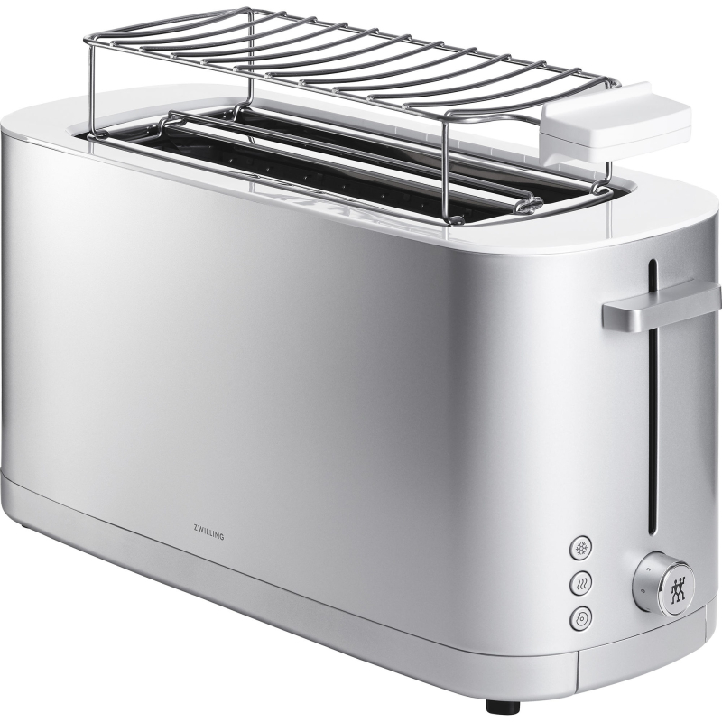  Zwilling Enfinigy silver 4-slice toaster with grid