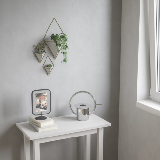  Umbra Trigg White-Brass Large wall flowerpot - 11