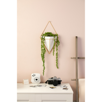 Doniczka ścienna Umbra Trigg White-Brass Large - 12