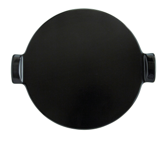 Zestaw kamień do pieczenia pizzy Emile Henry czarny z drewnianą łopatką - 2