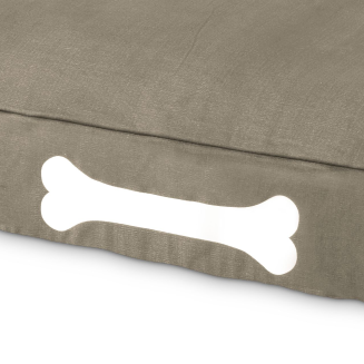  Fatboy Doggielounge Canvas L Taupe Grey - 3