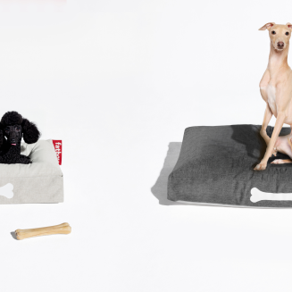 Fatboy Doggielounge Canvas L Taupe Grey - 5