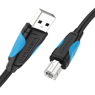 Kabel VENTION VAS-A16-B100 USB-A-USB-B 1m (czarny) - 3