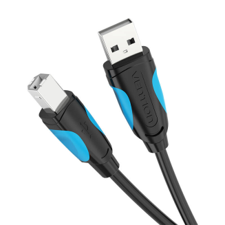 Kabel do drukarki USB 2.0 A do USB-B Vention VAS-A16-B100 1m Czarny - 4