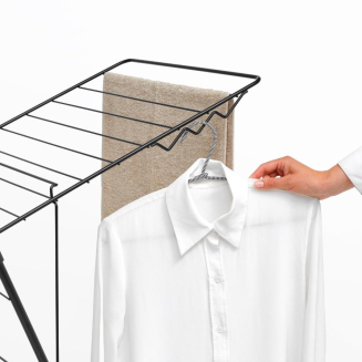 Suszarka na pranie Brabantia Hangon 20 m z drążkiem czarna - 5