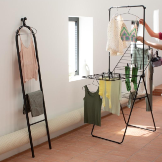 Suszarka na pranie Brabantia Hangon 20 m z drążkiem czarna - 9
