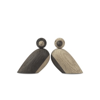 Figurki drewniane Kay Bojesen Sparrows - 2 sztuki - 3