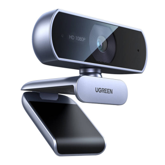 Kamera internetowa UGREEN 15728 1080p (srebrna) - 2