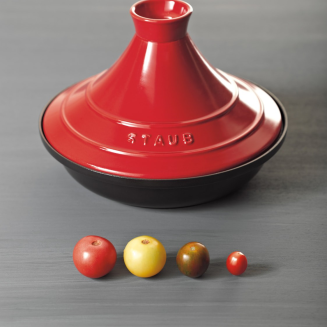 Naczynie do Tagine Staub 28 cm czerwono-czarny - 3
