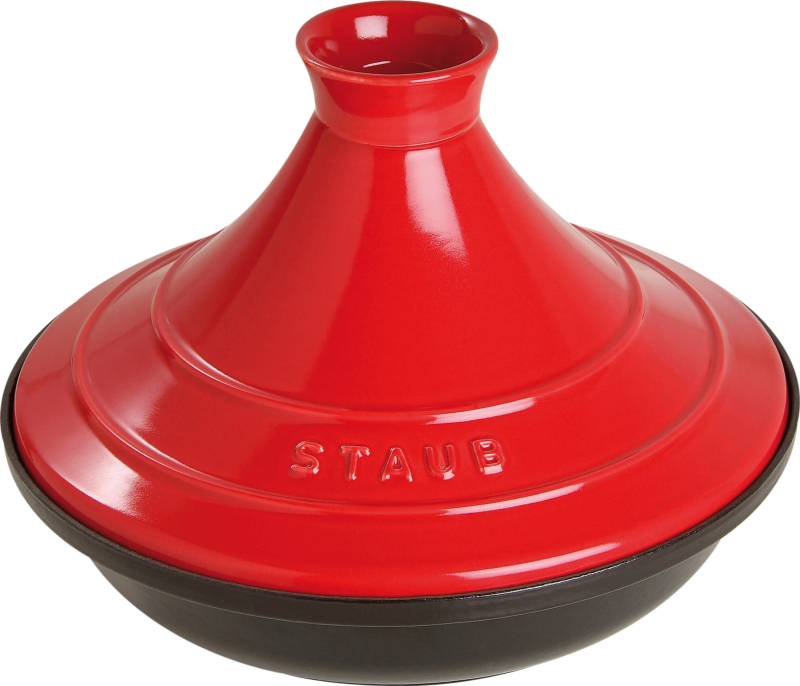 Naczynie do Tagine Staub 28 cm czerwono-czarny | JESIENNA PROMOCJA