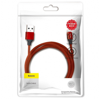 Kabel BASEUS Yiven USB-A-Lightning 1.8m (czerwony) - 6