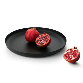 Taca Alessi Texture czarna 35 cm - 3