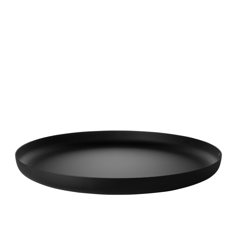 Alessi Texture tray black 35 cm